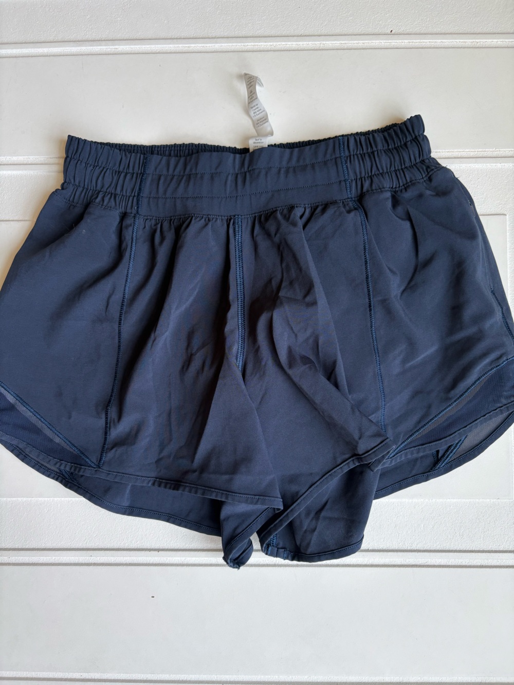 Lululemon Women’s Running Shorts Navy Blue Size 4 Tall
